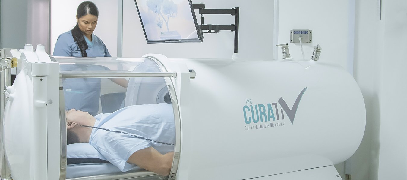 Curativ, Clínica de heridas hiperbárica